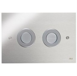 Кнопка смыва пневматическая OLI Trend 656504 сталь хром (антивандальная)