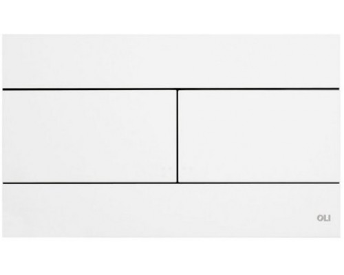 Кнопка смыва механическая OLI Slim 659041 белый