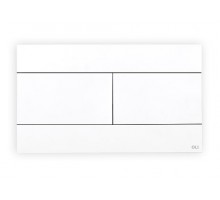 Кнопка смыва механическая OLI Slim 659042 белый матовый Кнопка смыва механическая OLI Slim 659042 белый матовый