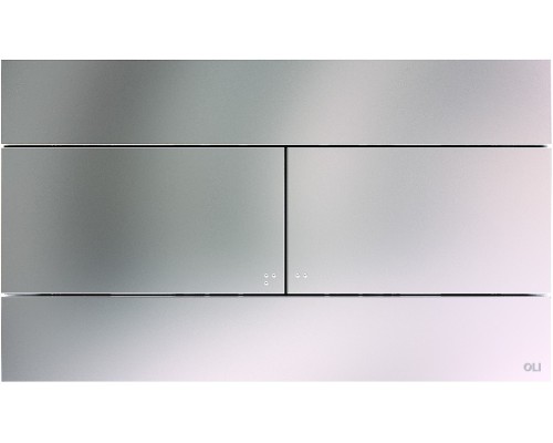 Кнопка смыва механическая OLI Slim 659046 хром матовый
