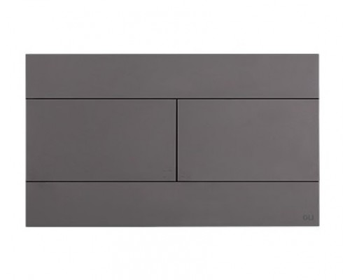 Кнопка смыва механическая OLI Slim 659058 серый матовый