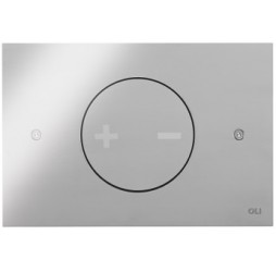 Кнопка смыва механическая OLI INOX-X02 660002 сталь хром (антивандальная)