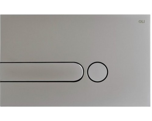 Кнопка смыва механическая OLI Iplate 670006 хром матовый