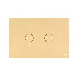 Кнопка смыва пневматическая OLI Blink 878781 белое золото