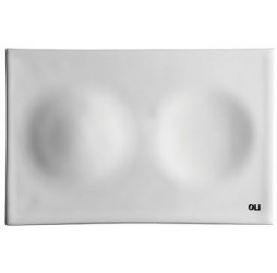 Кнопка смыва электронная OLI Moon 878848 белая керамика (сенсор)