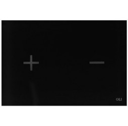 Кнопка смыва электронная OLI Glassy 878850 черное стекло (сенсор)