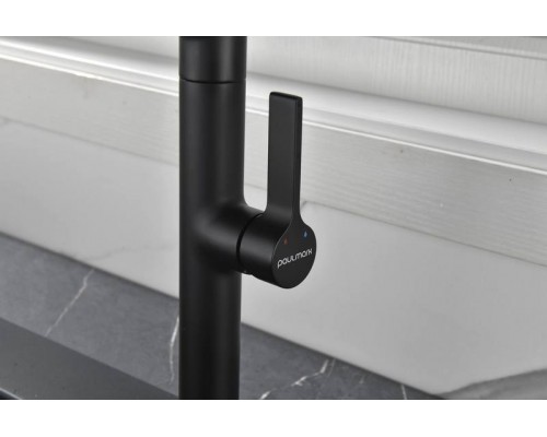 Смеситель PAULMARK BARREL Ba214029-AN, (черный/антрацит)