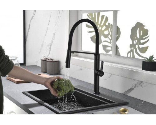 Смеситель PAULMARK BARREL Ba214029-AN, (черный/антрацит)