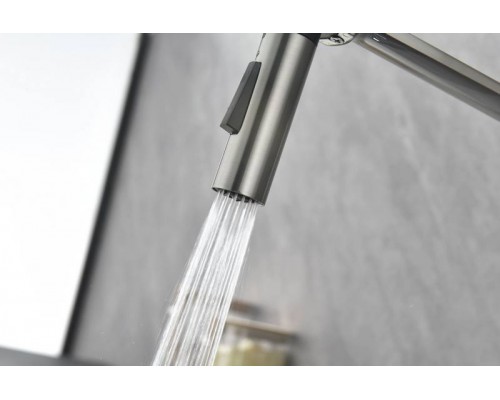 Смеситель PAULMARK BARREL Ba214029-BS, (стальной/нержавеющая сталь)