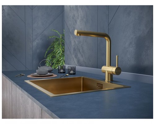 Смеситель PAULMARK DOSSE Do214418-BG (золото/брашированное золото)