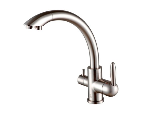 Смеситель PAULMARK ESSEN Es213001-NI, (стальной/никель)