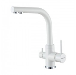 Смеситель PAULMARK ESSEN Es213011-431 (белый/белый матовый)