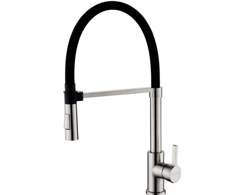 Смеситель для кухни Halt, никель, Ha214021-Ni(BS), Paulmark