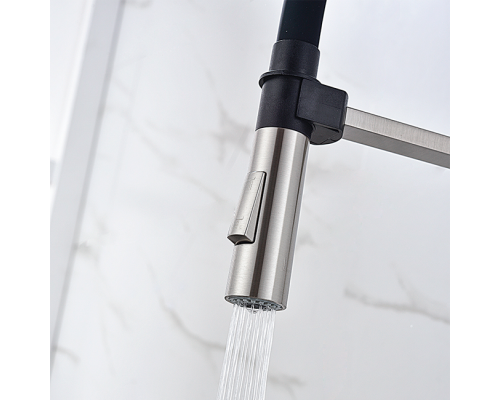 Смеситель PAULMARK HALT Ha214021-Ni, (стальной/никель)