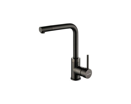 Смеситель для кухни HONNER, вороненая сталь, Ho212018-GM, Paulmark
