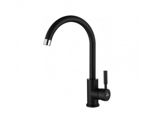 Смеситель для кухни Holstein, черный металлик, Ho212063-418 (BLM), Paulmark