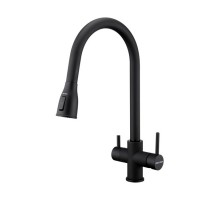 Смеситель PAULMARK LANGE La214212-401, (черный/антрацит)