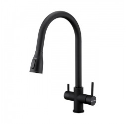 Смеситель PAULMARK LANGE La214212-401, (черный/антрацит)