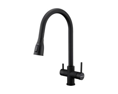 Смеситель PAULMARK LANGE La214212-401, (черный/антрацит)