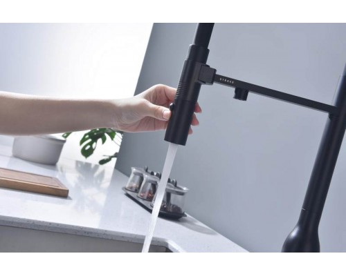 Смеситель PAULMARK MAGNETO ONE Ma213188-AN, (черный/антрацит)