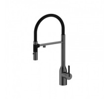 Смеситель PAULMARK MAGNETO ONE Ma213188-GM, (черный/вороненая сталь)