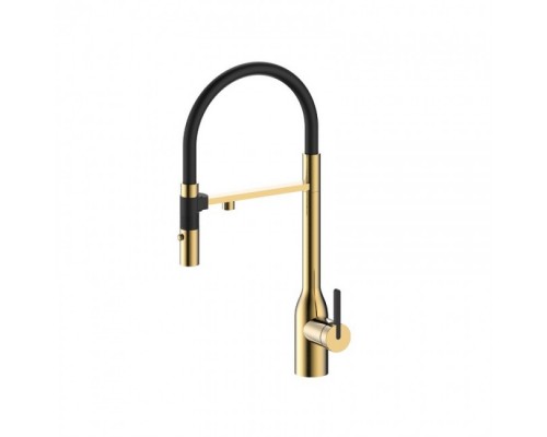 Смеситель PAULMARK MAGNETO ONE Ma213188-SBG, (золото/светлое брашированное золото)