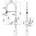Смеситель PAULMARK MAGNETO ONE Ma213188-WH, (белый/белый матовый)
