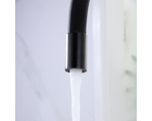 Смеситель PAULMARK SALIX Sa213419-418(BLM), (черный/черный металлик)