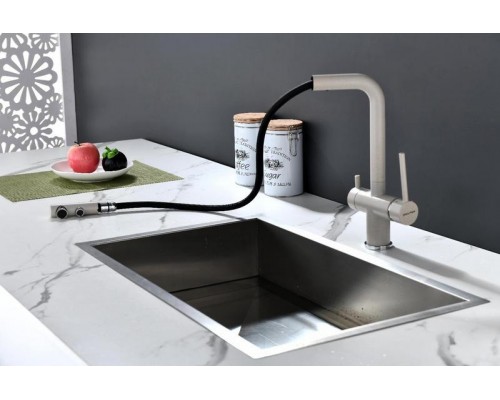 Смеситель PAULMARK SERPENTINE Se213222-BE, (бежевый)