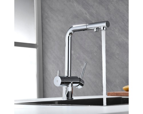 Смеситель PAULMARK SERPENTINE Se213222-CR, (хром)