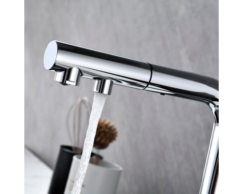 Смеситель PAULMARK SERPENTINE Se213222-CR, (хром)