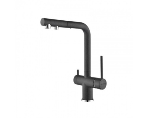 Смеситель PAULMARK SERPENTINE Se213222-DG, (темно-серый/графит)