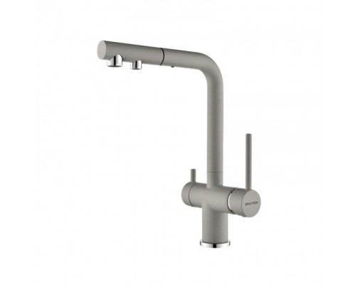 Смеситель PAULMARK SERPENTINE Se213222-GRS, (серый/серый дым)