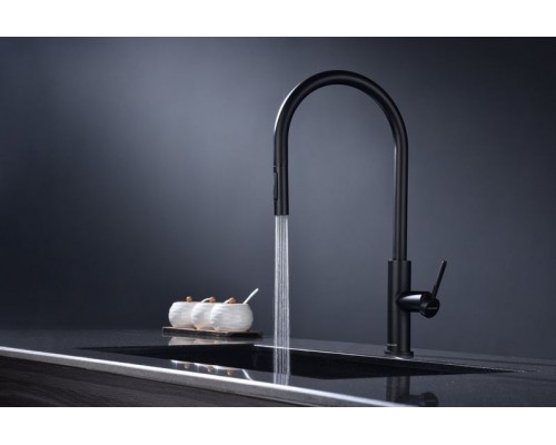 Смеситель PAULMARK SENSO Se215180-AN, (черный/антрацит)