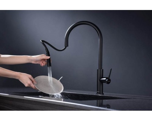 Смеситель PAULMARK SENSO Se215180-AN, (черный/антрацит)