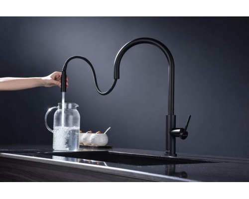 Смеситель PAULMARK SENSO Se215180-AN, (черный/антрацит)