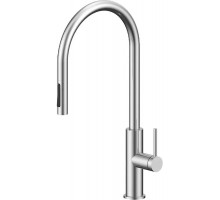 Смеситель для кухни Senso, брашированная сталь, Se215180-BS, Paulmark