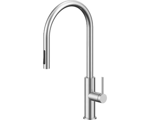 Смеситель для кухни Senso, брашированная сталь, Se215180-BS, Paulmark