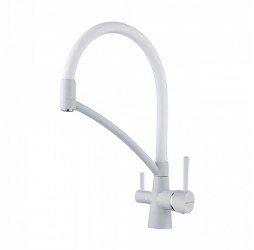 Смеситель PAULMARK SIEGEN Si213111-431TW, (белый/белый матовый)