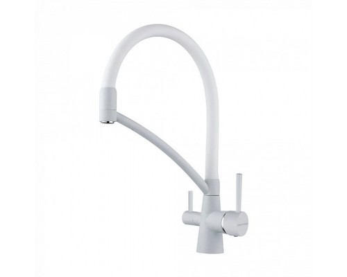 Смеситель PAULMARK SIEGEN Si213111-431TW, (белый/белый матовый)