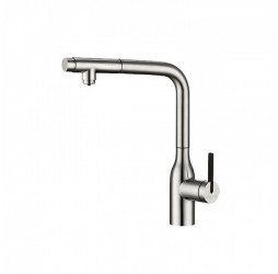 Смеситель PAULMARK VIPER Vi213105-NI(BS), (стальной/нержавеющая сталь)