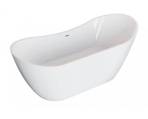 Ванна из искуственного камня Polimat IDA 150x75 отдельностощая, белый