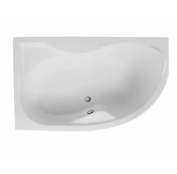 Ванна акриловая Polimat DORA 170x110 L ассиметричная, с ножками
