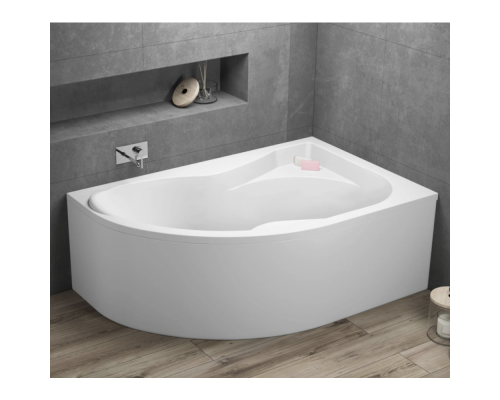 Ванна акриловая Polimat DORA 170x110 L ассиметричная, с ножками