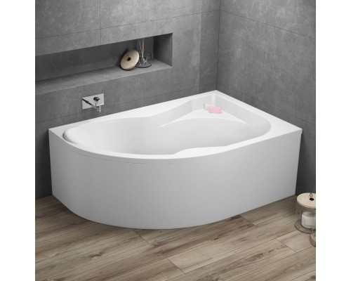 Ванна акриловая Polimat DORA 170x110 R ассиметричная, с ножками