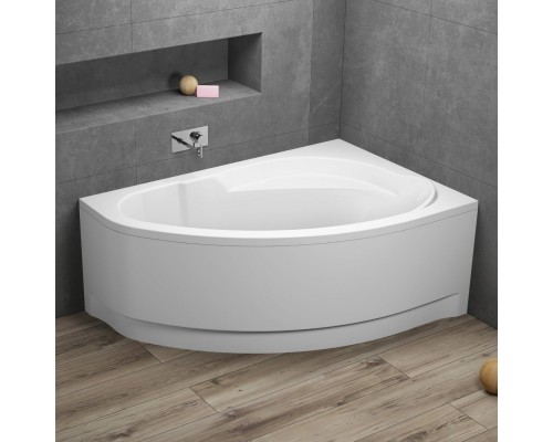 Ванна акриловая Polimat MAREA 150x100 R ассиметричная, с ножками