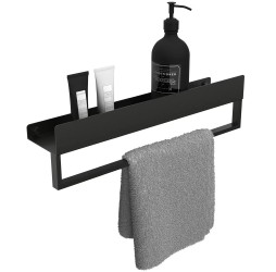 Полка для ванной Rea SF01-450-B BLACK 06000