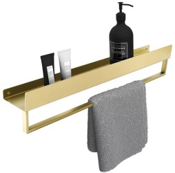 Полка для ванной Rea SF01-600-BG Brush Gold 06003
