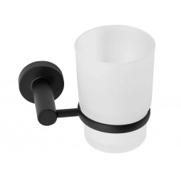 Подстаканник подвесной Rea black matt 77039