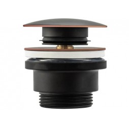 Донный клапан для раковины Rea Old Black A5218 универсальный